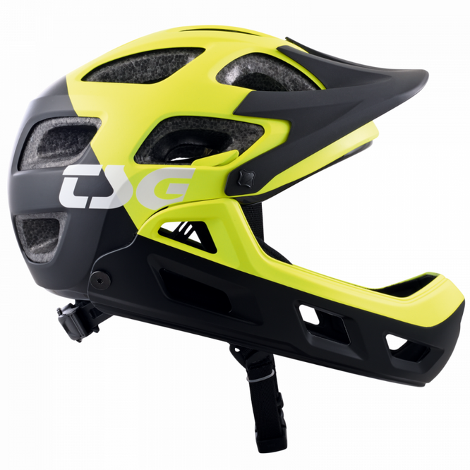 Seek FR Graphic Design Flow Black-Yellow MTB Helm