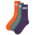 Chaussettes courtes classiques pour enfants, paquet de 3, bleu Copen