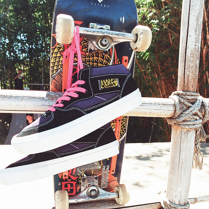 Skate Half Cab Noir/Pourpre