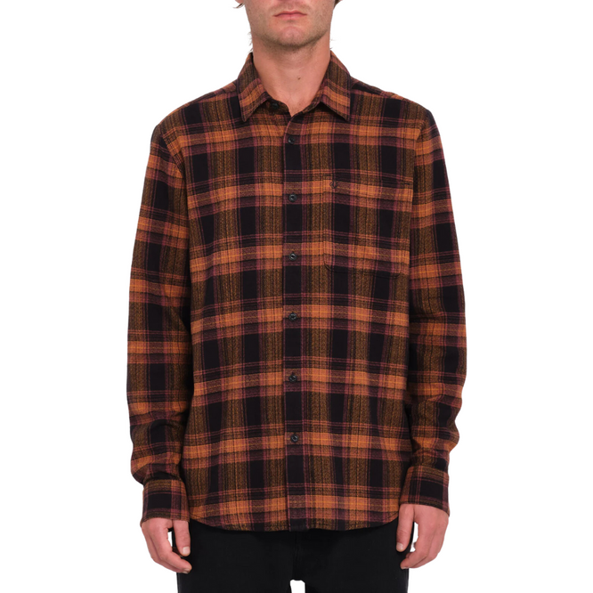 Baystone Flannel Longsleeve Shirt Black