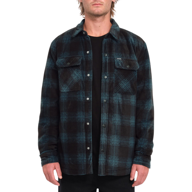 Bowered Fleece Over-Shirt Evergreen