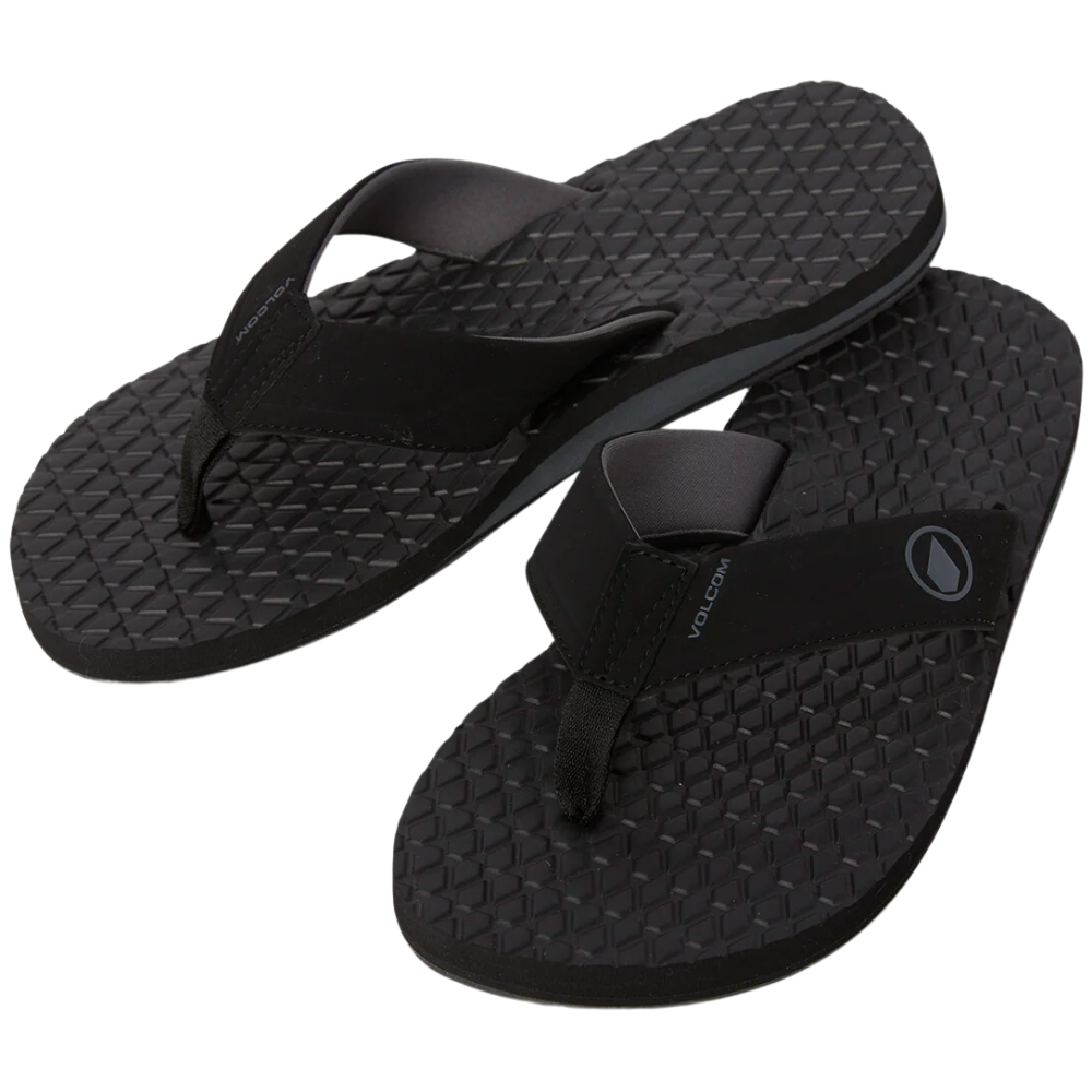 Eco Recliner 2 Sandals Black Stoked Boardshop