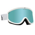 Footprints Matte Black Stone + Red Chrome Lens Snowboard Goggles