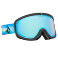 Footprints Matte Black Stone + Red Chrome Lens Snowboard Goggles