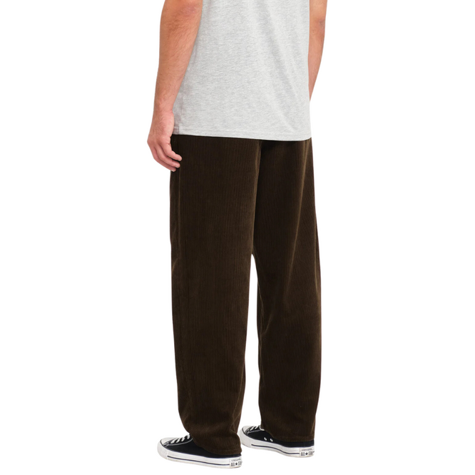 Freazy Loose Elastic Waist Pant Dark Brown