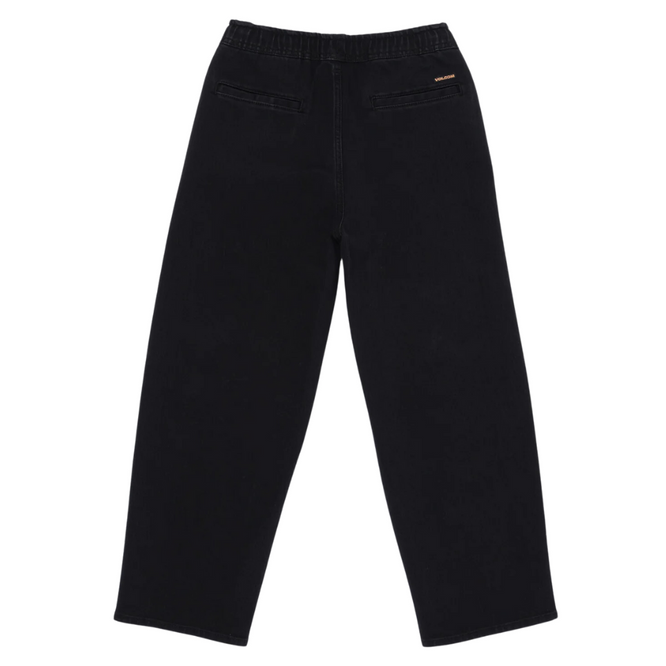 Kids Freazy Loose Elastic Waist Denim Blackout