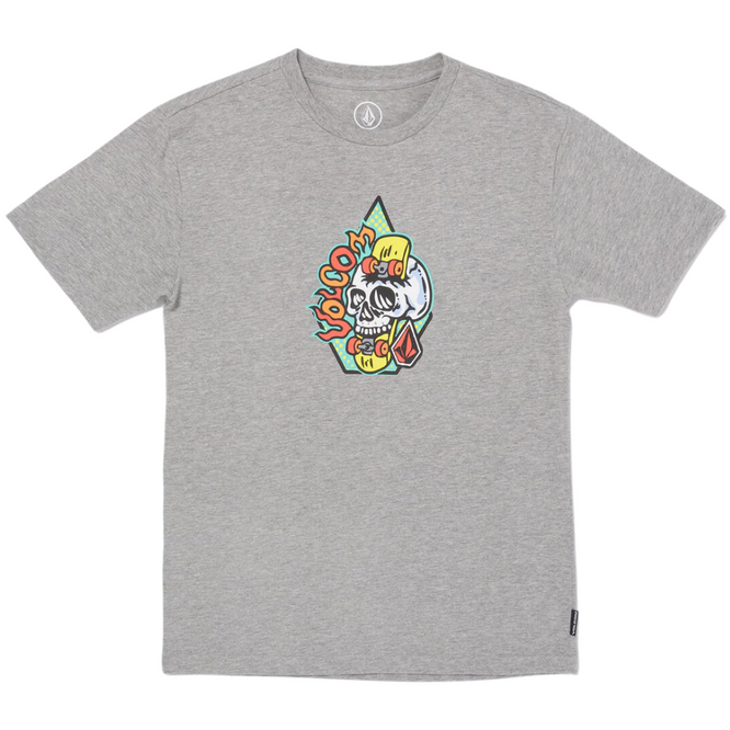 T-shirt Skullskate Kids Gris chiné