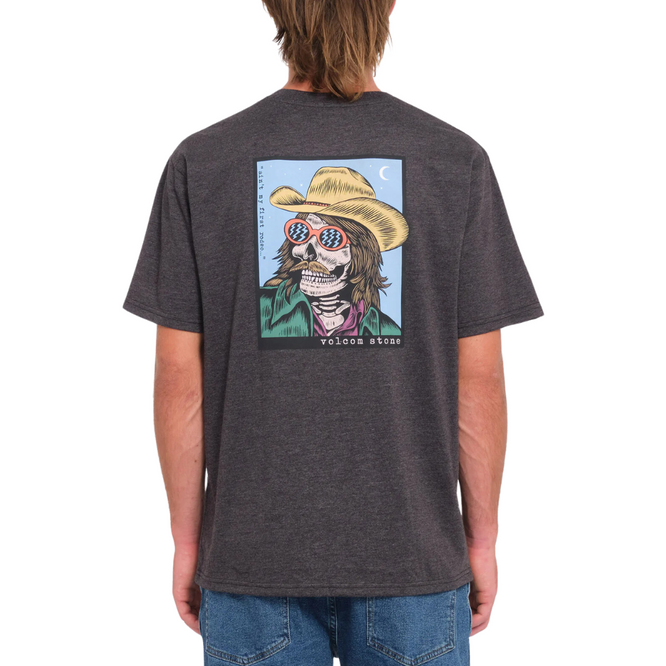 T-shirt Scowboy noir chiné