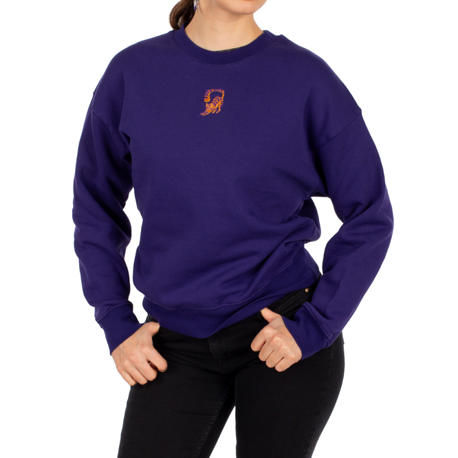 Womens Catty Crewneck Violet profond