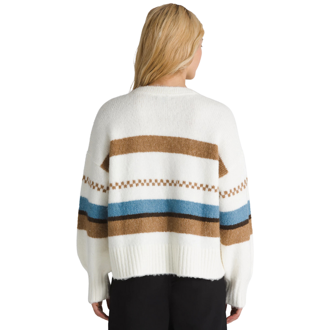 Womens Valerie Stripe Cardigan Marshmallow