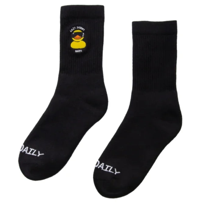 Lazy Sunny Day Sock Black