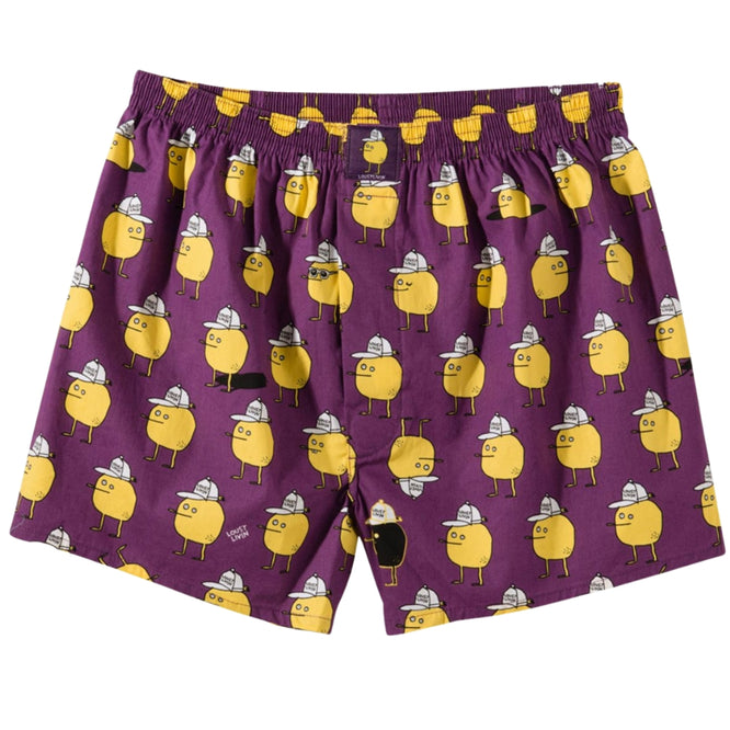 Zitrone Boxer Shorts Purple