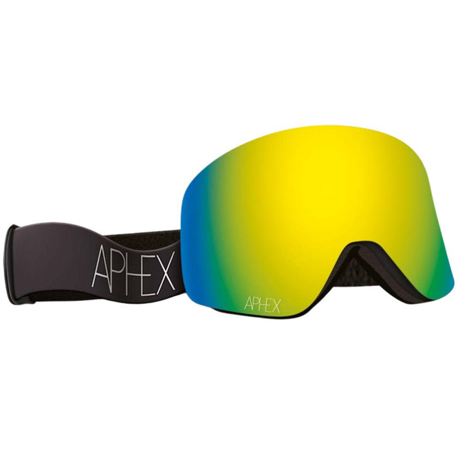 Oxia Monture noire mate/Lentille or Revo + lentille jaune S1